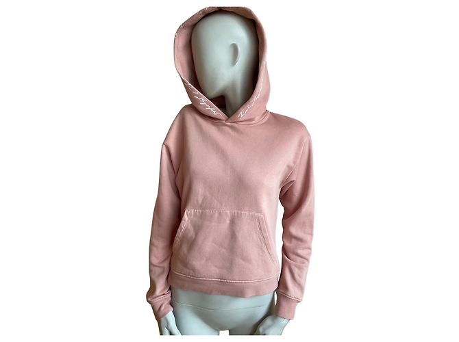 Sudadera con capucha Karl Lagerfeld rosa empolvado – Casual Chic