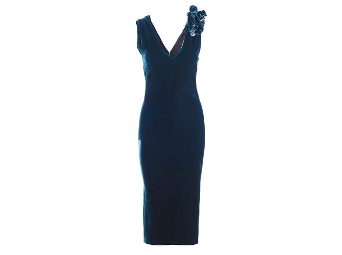 Samt-Midikleid von Jean Paul Gaultier