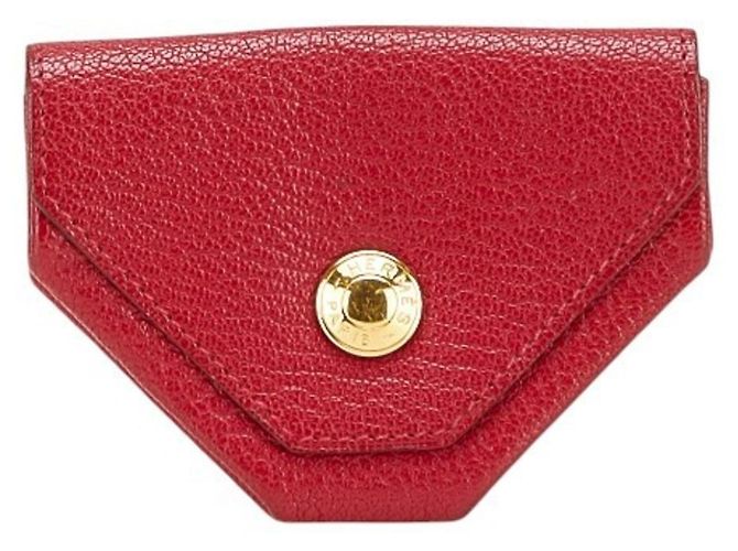 Hermès Hermes Levain Quatre Coin Purse Red