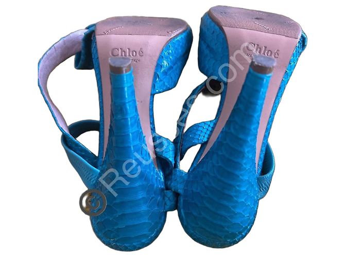 Chloé Blue Sandals Size 40