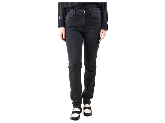 Acne Grey washed jeans - size UK 14