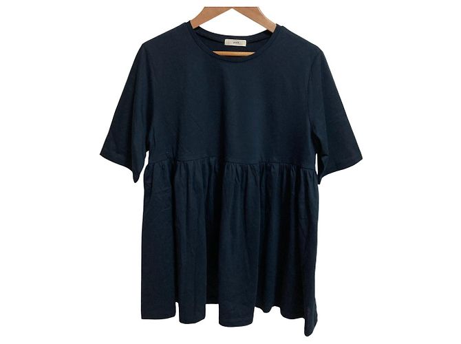 Autre Marque yori Cutsew arricciato a campana Blu Blu navy