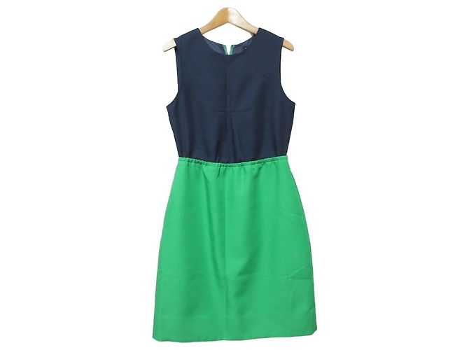 Bicolor Kleid MARC BY MARC JACOBS Blau Grün Marineblau
