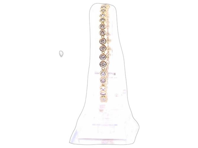 Agatha Ruiz de la Prada Pulsera dorada con strass Dorado
