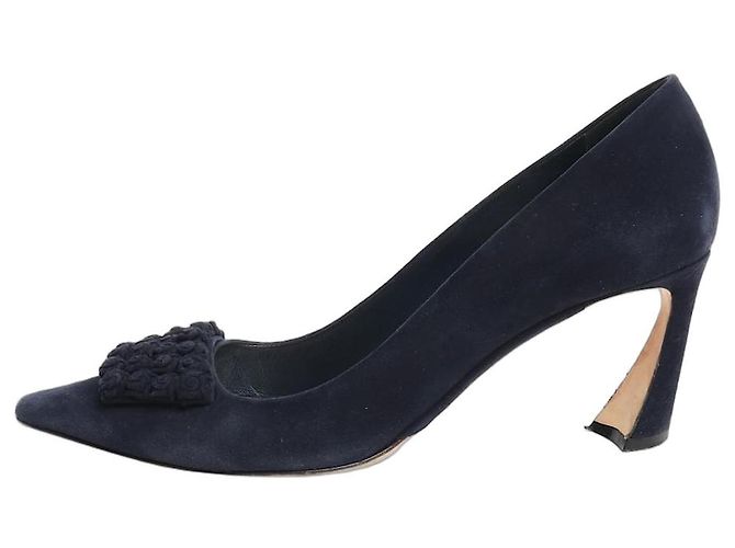 Dior Navy suede pumps - size EU 41 Navy blue
