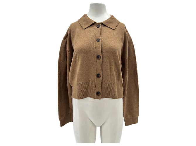 Autre Marque Brauner Wollcardigan