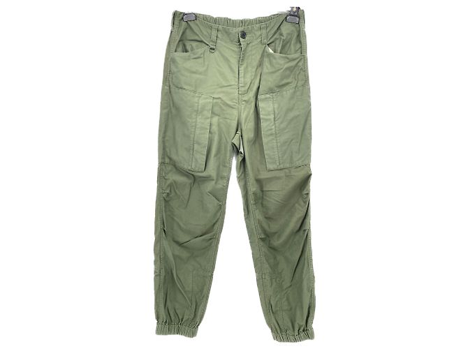Autre Marque Pantalones cargo AMBUSH caqui de algodón