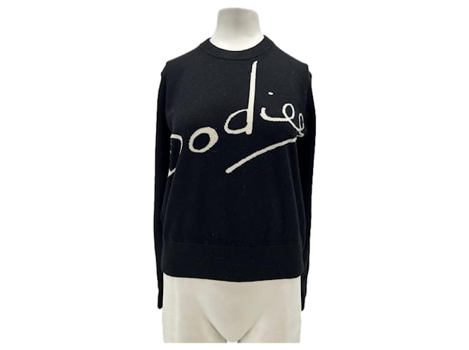Autre Marque Maglione nero in cashmere 