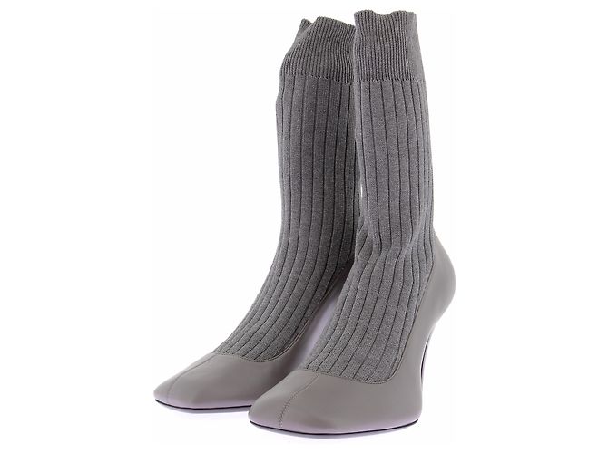 Phoebe Philo Graue Sockenschuhe