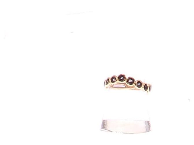 Agatha Ruiz de la Prada Anel dourado com pedras marrons