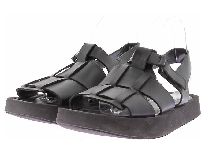 By Malene Birger Sandales noires en cuir