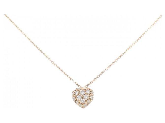 Collana a forma di cuore Cartier in oro rosa D'oro