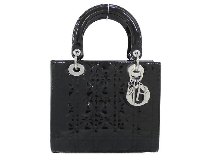 Christian Dior Lady Medium Handtasche Schwarz