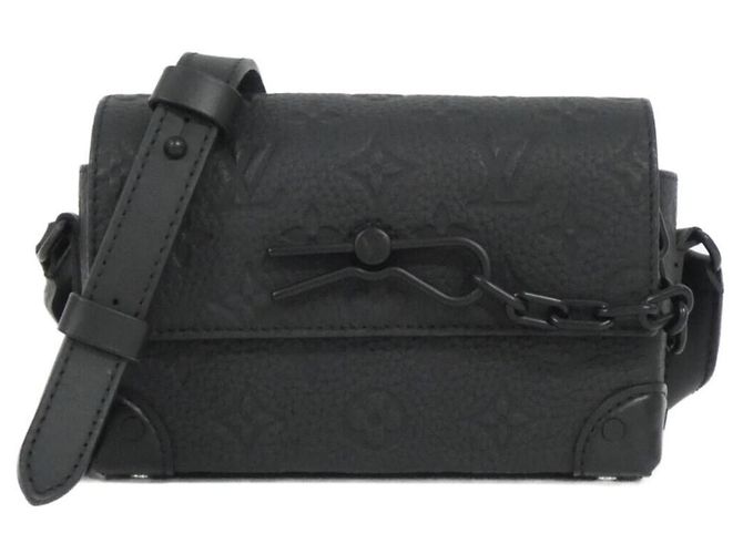 Borsa a Spalla Steamer Monogram Taurillon Louis Vuitton Nero