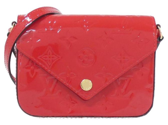 Borsa a Spalla Lucy Vernis Louis Vuitton Rosso Fuschia