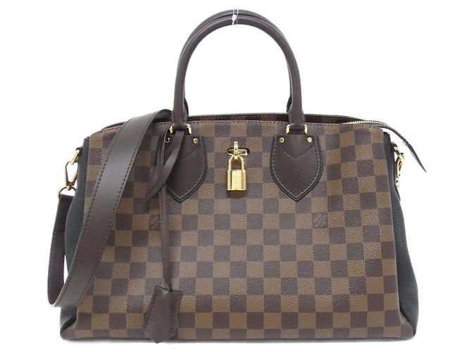 Bolsa de mão Damier Normandy Louis Vuitton Marrom