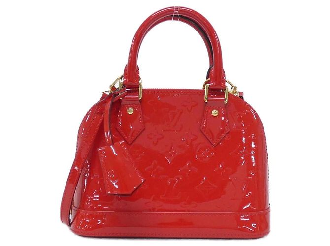 Bolso Alma BB en charol Louis Vuitton Roja Fucsia