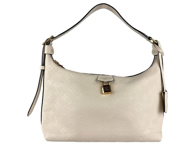 Bolsa de Ombro Monogram Empreinte Louis Vuitton Cru