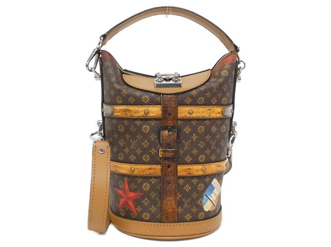 Bolsa de viagem Trompe L'Oeil Monogram Louis Vuitton Marrom
