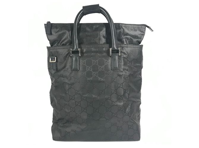Sac à main vertical GG de Gucci Noir