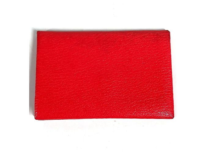 Hermès HERMES Calvi Verso Bicolor Wallet/Coin Purse