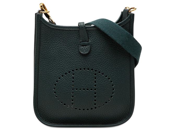 Evelyne Hermès Évelyne 16 Amazone en Cuir Clémence Vert Vert foncé