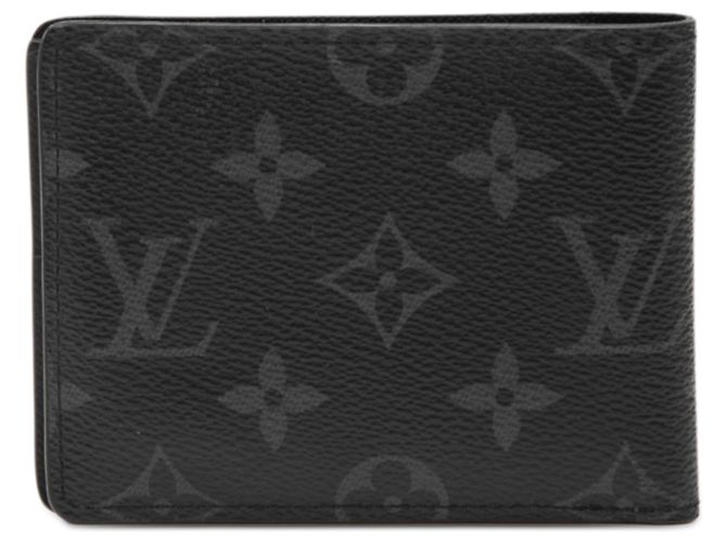 Louis Vuitton Black Monogram Eclipse Slender Wallet