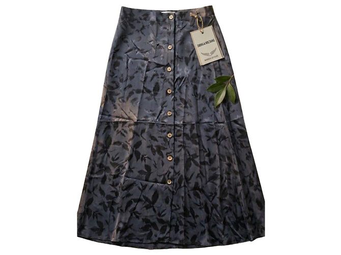 Gonna Lunga Zadig & Voltaire Nero Blu scuro 