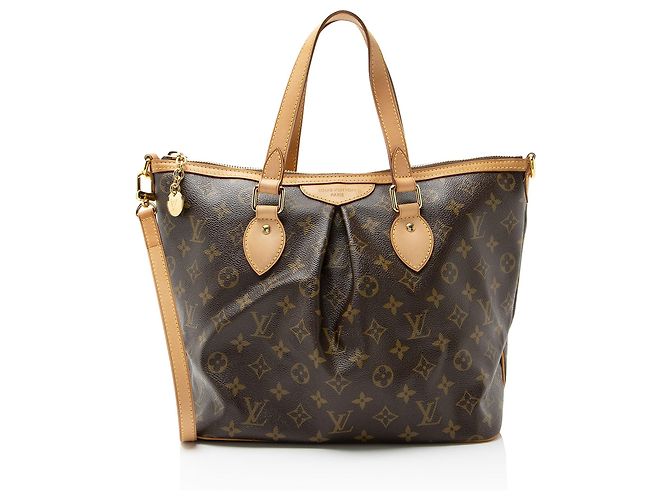 Louis Vuitton Monogram Canvas Palermo PM Tote Braun