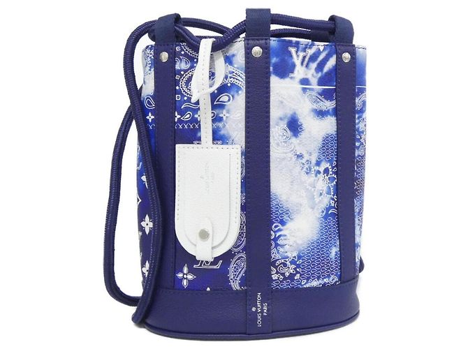 Borsa a Spalla Randonnée PM Monogramma Louis Vuitton Blu