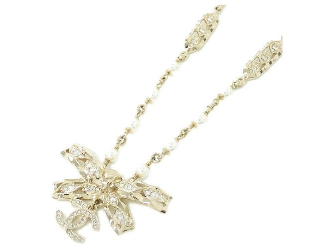 Collar de Cristal Chanel Blanco