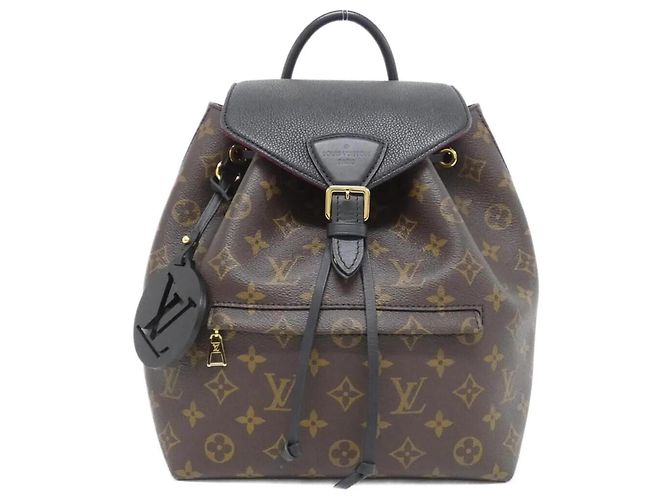 Louis Vuitton Monogram Montsouris PM Rucksack Braun