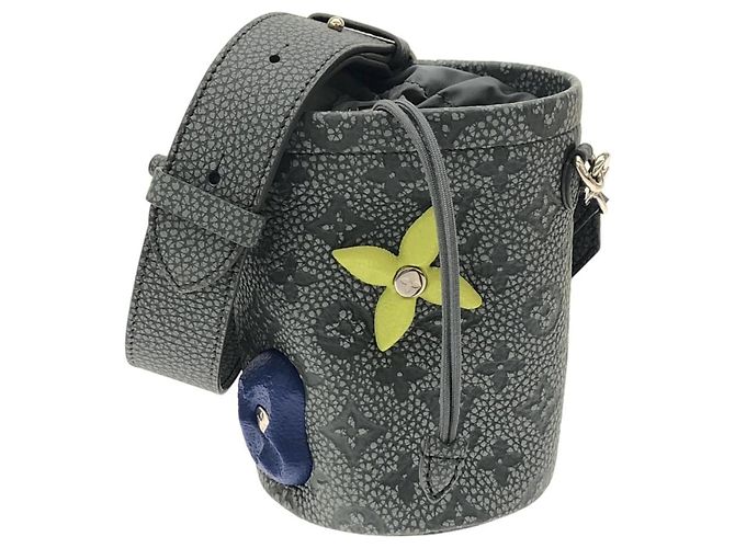 Louis Vuitton Kreide Handtasche Braun Grau