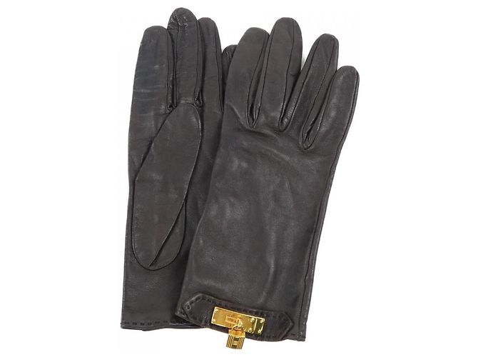 Luvas de negócios Hermès SOYA H005062G Marrom