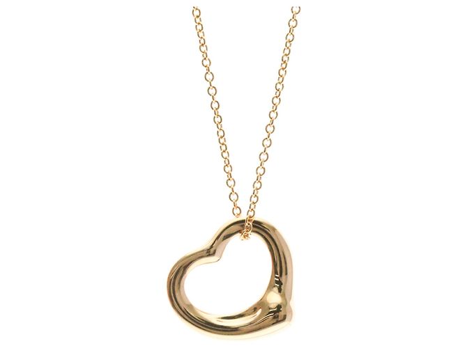 Tiffany & Co Collar Péndulo Corazón Abierto Tiffany Dorado