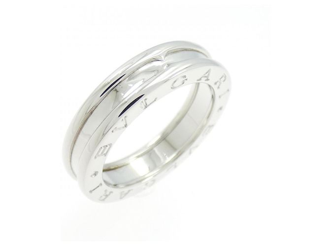 Bulgari Anillo de banda de oro blanco Bvlgari B.zero1