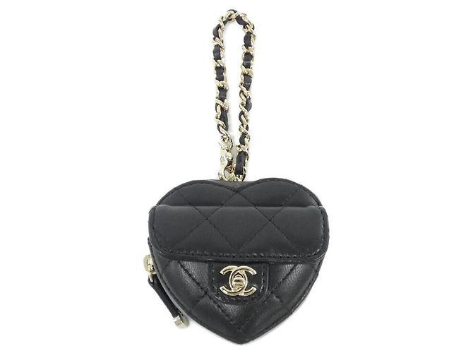 Timeless Chanel AP4838 Black Leather Handbag Charm