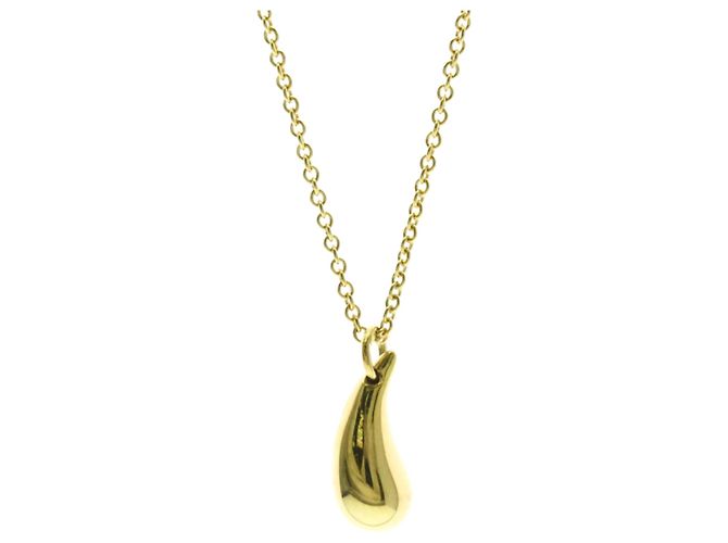 Elsa Peretti Tiffany & Co Collar Péndulo Gota Tiffany en Oro Amarillo de 18K Dorado