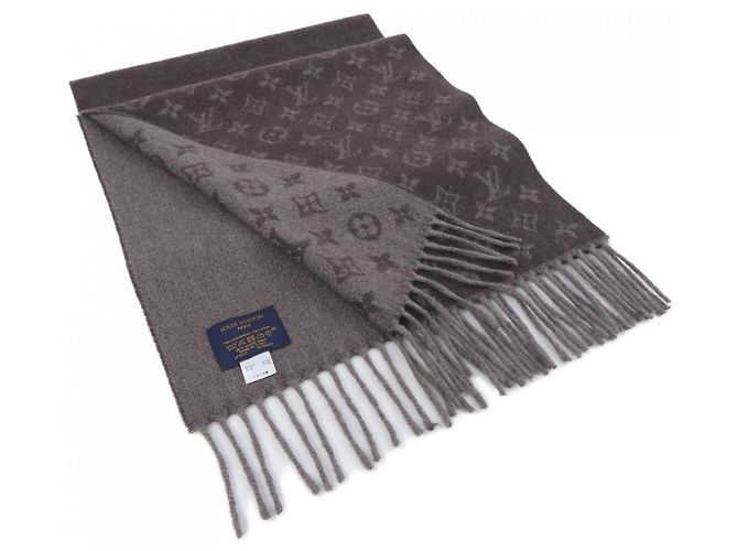 Écharpe Monogram Gradient Louis Vuitton Marron
