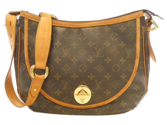 Sac à épaule Tulum GM Monogram Louis Vuitton Marron