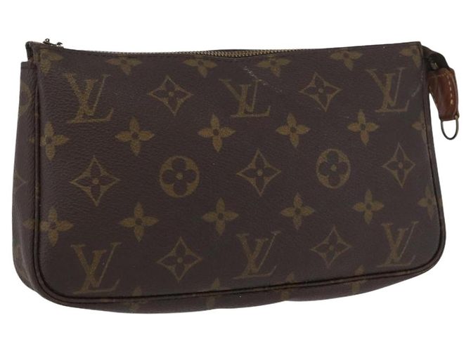 LOUIS VUITTON Pochette Accessoires Monogram M51980 LV Auth 172877 Monogramma
