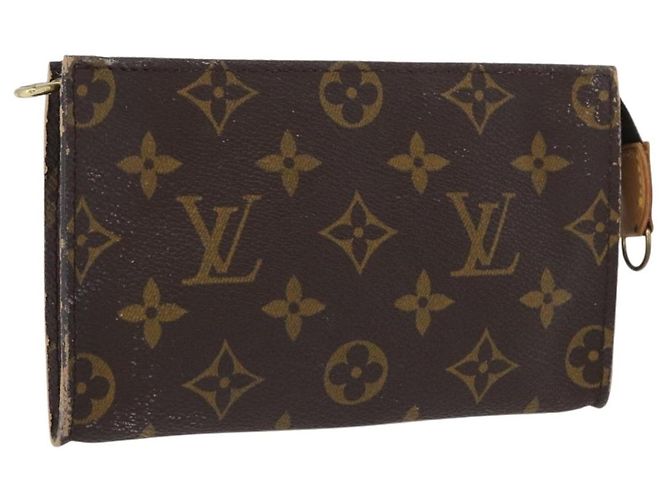 LOUIS VUITTON Monogram Bucket PM Accessory Pouch LV Auth 172498
