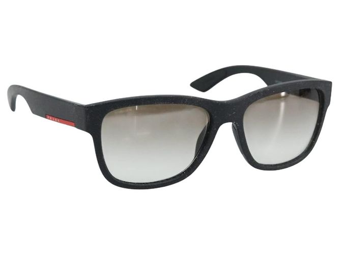 Gafas de sol PRADA de plástico negras Auth bs33599 Negro