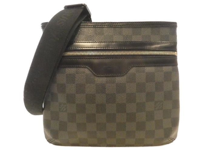 Borsa a Spalla Louis Vuitton Damier Graphite Thomas N58028 Damier ebene