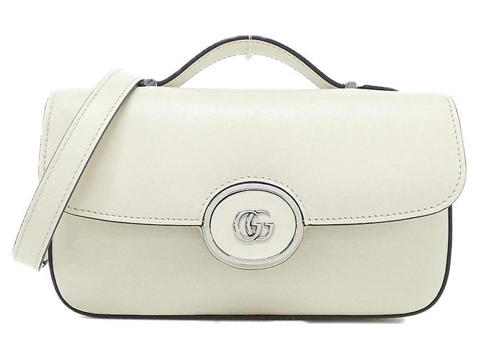 Gucci Petite GG Handtasche Weiß