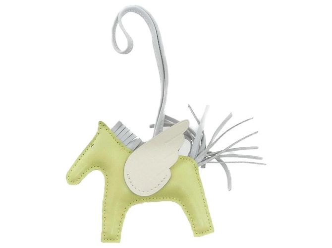 Porte-clés Accessoire Pegasus Rodeo PM d'Hermès Bleu Jaune