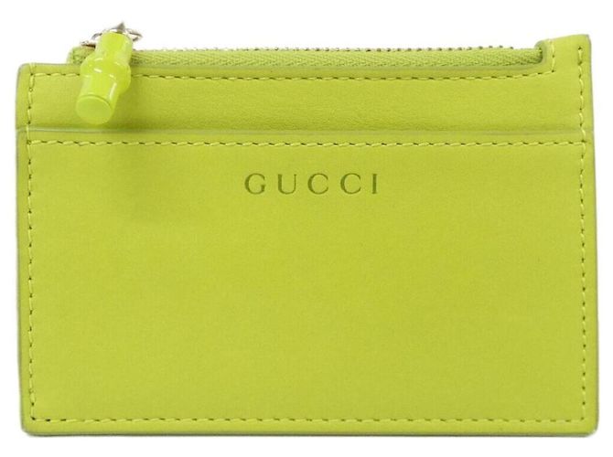 Monedero y tarjetero Gucci Verde