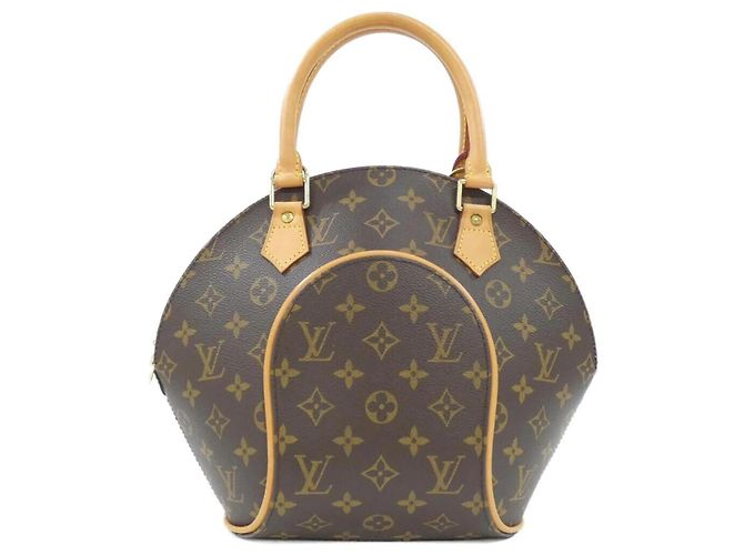 Sac à main Louis Vuitton Monogram Ellipse PM Marron Monogramme