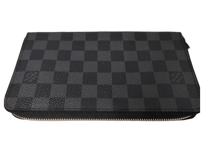 Cartera Louis Vuitton Damier Graphite Negra Gris Oscuro Negro Gris antracita