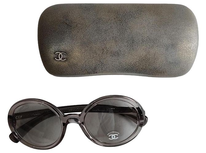 Chanel Round Sunglasses Grey